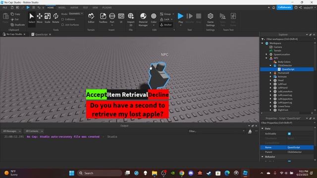 How to make the Quest System from Blox Fruits! (Roblox Studio Scripting Tutorial 2023) смотреть онлайн