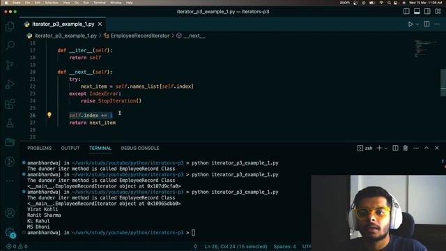IG - 4. Iterator Pattern in Python (Tying all the concepts learned so far, together) смотреть онлайн