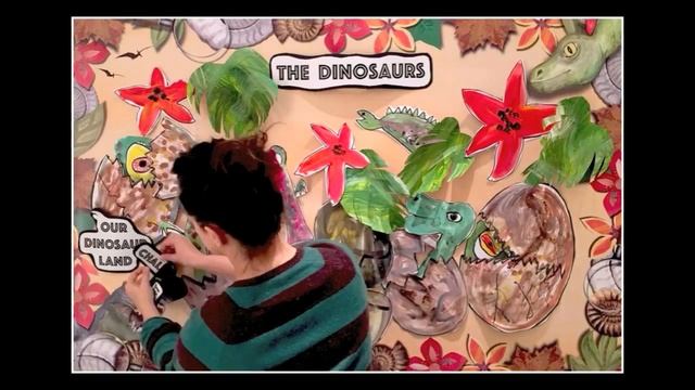 Dino World School Display смотреть онлайн