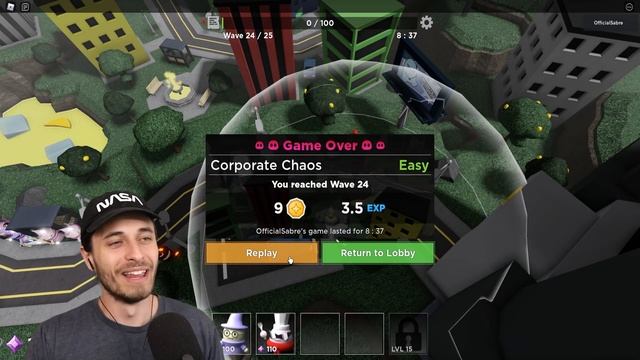 Tower Heroes is UNBEATABLE in Roblox! смотреть онлайн