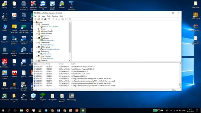 OPC Server PLC FX5u KEPServerEX смотреть онлайн