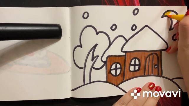 Рисуем зиму смотреть онлайн