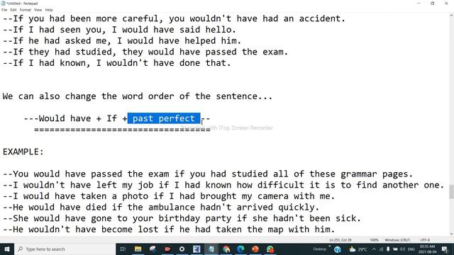 IF CLAUSE - TYPE 4 : IF + PAST PERFECT(V3), WOULD HAVE + PAST PARTICIPLE(V3) !! অসমীয়াত শিকো আহক !! смотреть онлайн