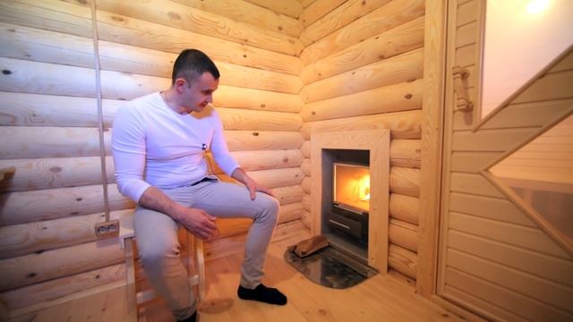 Баня из бревна, без строительных работ смотреть онлайн