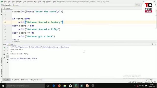 Nested If Else Statement in Python | Elif Statement in Python | Python for class 11 cbse | #24 смотреть онлайн