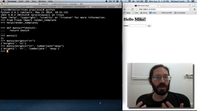 How the Jinja2 Templates Work With Python **kwargs смотреть онлайн
