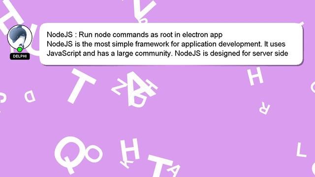 NodeJS : Run node commands as root in electron app смотреть онлайн