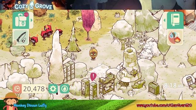 Cozy Grove - how to make money | Fishing & Fruit Trees смотреть онлайн