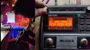 Mooer GE 100 Riff tune... #mooerge100 #mooer #riff #metal #processor #effects #padel #mooerge150
