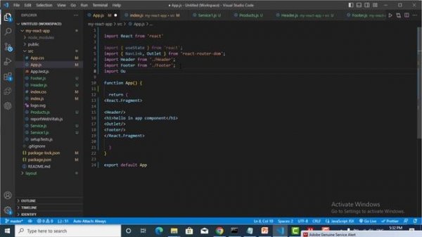 React Router Dom - Nested Routing and NavLink رياكت بالعربي