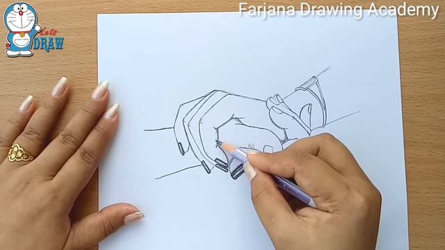 Holding Hands pencil sketch / How to draw Holding Hands смотреть онлайн
