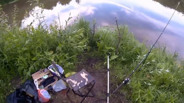 Рыбалка на карася в августе. Ловля карася на донку с кормушкой. смотреть онлайн