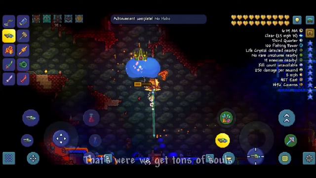 How to get lot of Soul of Light/Night|Terraria 1.3 Mobile смотреть онлайн