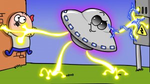 ВСТРЕТИЛ НЛО часть 2 ! (Анимация)