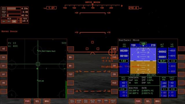 Pad Hop - Surface Speed MFD Demonstration (Orbiter 2010) смотреть онлайн
