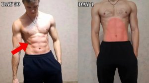 Я накачал пресс за 30 дней в домашних условиях | Как накачать пресс быстро | ТРАНСФОРМАЦИЯ