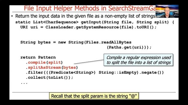 Implementing the Java Sequential SearchStreamGang File Input Helper Methods смотреть онлайн