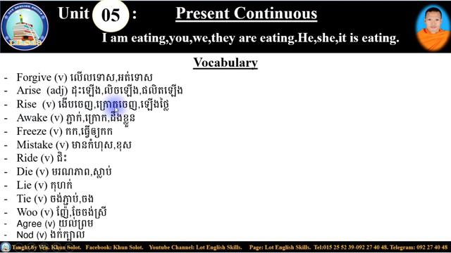 Ep037.Grammar Spectrum01. Unit05: Present Continuous “Vocabulary,Forms”ing”. смотреть онлайн