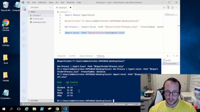 PowerShell Tutorials Excel Module Part 1 : Install / Basic Import & Export смотреть онлайн