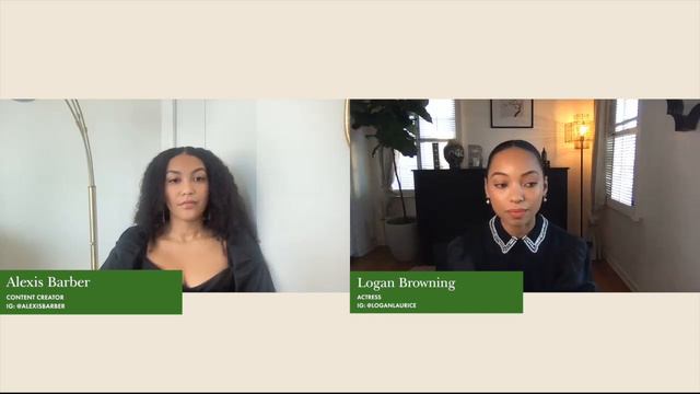let’s talk: fireside chat with logan browning | kate spade new york смотреть онлайн