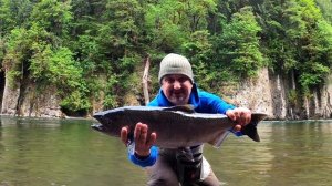 РЫБАЛКА НА ЛОСОСЬ ЧАВЫЧА НА ПОПЛАВОК,  ИКРУ И КРЕВЕТКУ В США.