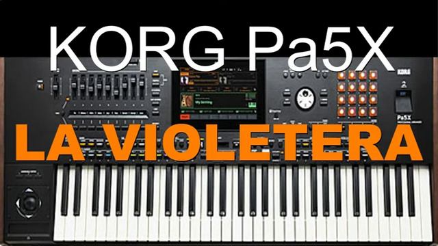Korg Pa5X "LA VIOLETERA" Brand New Korg Pa5X смотреть онлайн