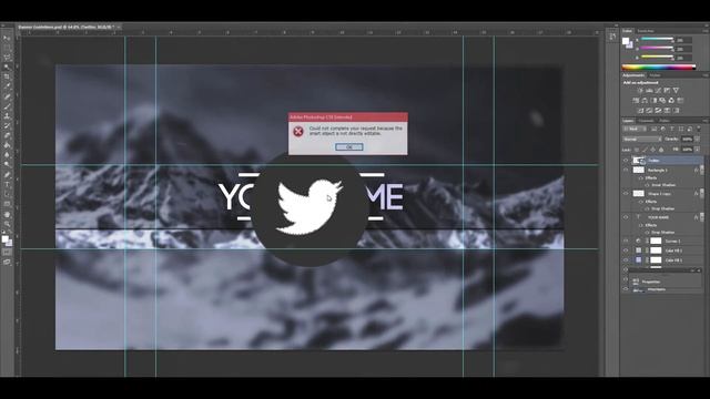 YouTube Banner Template /w Free Download! Photoshop Speed Art! смотреть онлайн
