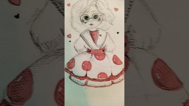 Trying a different art style #art смотреть онлайн