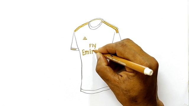 How to Draw the Real Madrid Jersey 2019/2020 смотреть онлайн
