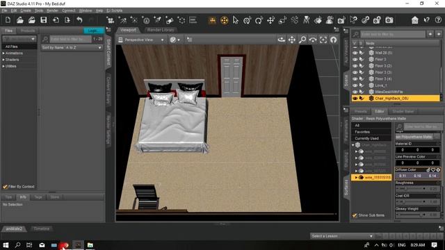 Importing and downloading .obj files and applying texture in Daz Studio Pro 4.11 (For Beginner) смотреть онлайн