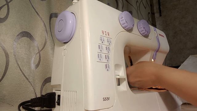 работа швейной машинки JANOME VS52.Продаю. смотреть онлайн