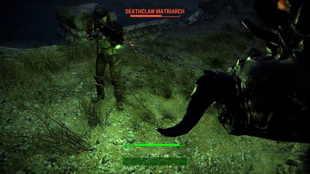 Fallout 4 Fast Travel Deathclaw Encounter смотреть онлайн