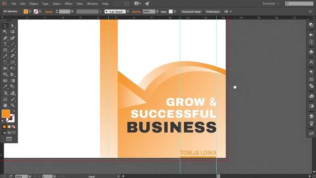 Book Cover Design in Adobe Illustrator смотреть онлайн