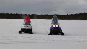 Зимний отдых на озере Пяозеро (Карелия)