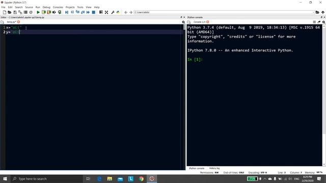 Python Variable смотреть онлайн