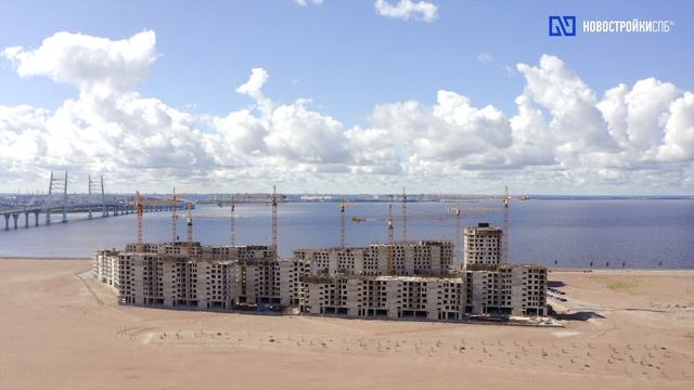 ЖК Морская набережная - Ход строительства (Июль 2020)