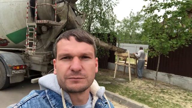 Заливка свайно-ростверкового фундамента для пристройки. смотреть онлайн