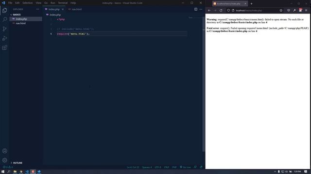PHP Include and Require | PHP Tutorial for Beginners #13 смотреть онлайн