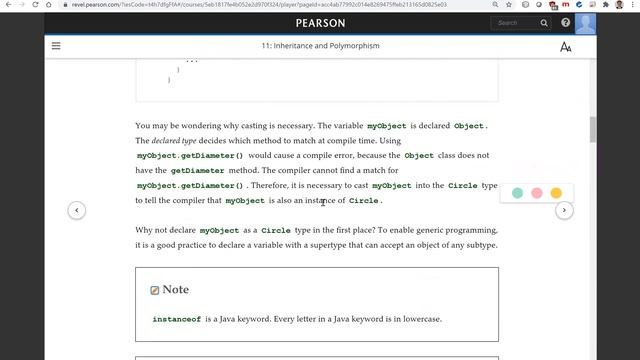 Daniel Liang Java Section 11.9 смотреть онлайн