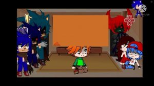 Friday Night Funkin React To Sonic.exe VS Tricky