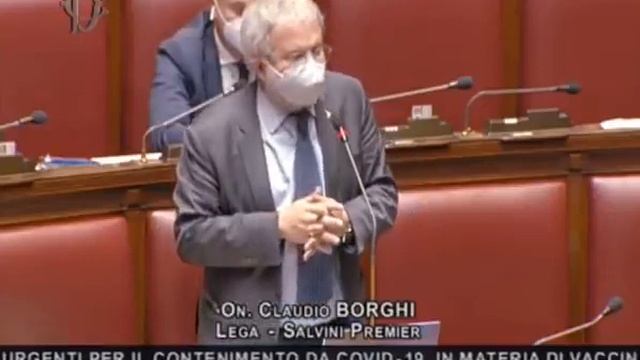 Claudio Borghi (Lega), Camera, 25/5/21