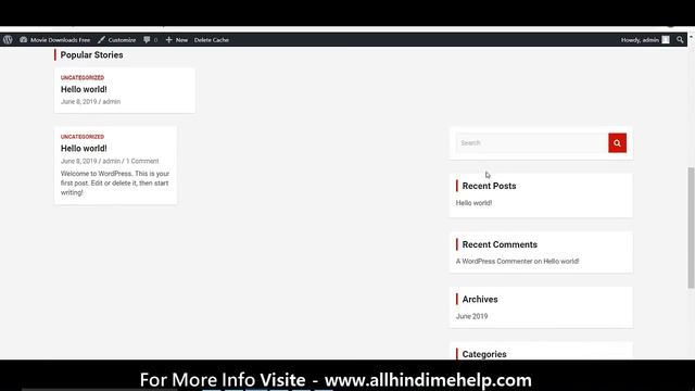 How to Make a Movie Website With Wordpress ! मूवी डाउनलोडिंग वेबसाइट कैसे बनाएं - Part 3 смотреть онлайн