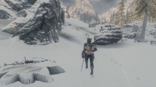 footprints in the snow in skyrim смотреть онлайн