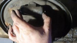 Mitsubishi L 200 замена задних тормозных колодок