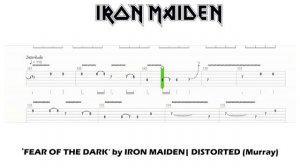 Iron Maiden -  Fear of the Dark / Guitar Tab / Backing Track