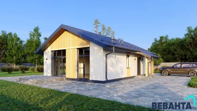 Проект одноэтажного дома 85 м2 - просто Найс смотреть онлайн