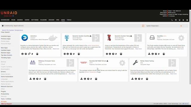Running UNRAID on a QNAP TS-853U ¦¦ Setup and configuring fan control смотреть онлайн