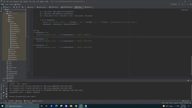 SENTIMENT SCORE FOR WORDS/SENTENCES IN PYTHON смотреть онлайн