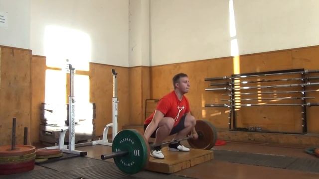Рывок с ямы с медленной тягой ENG SUB/ Deficit Snatch With A Slow Pull