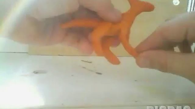 Лепка паразауролофа из пластилина #picpac #stopmotion смотреть онлайн